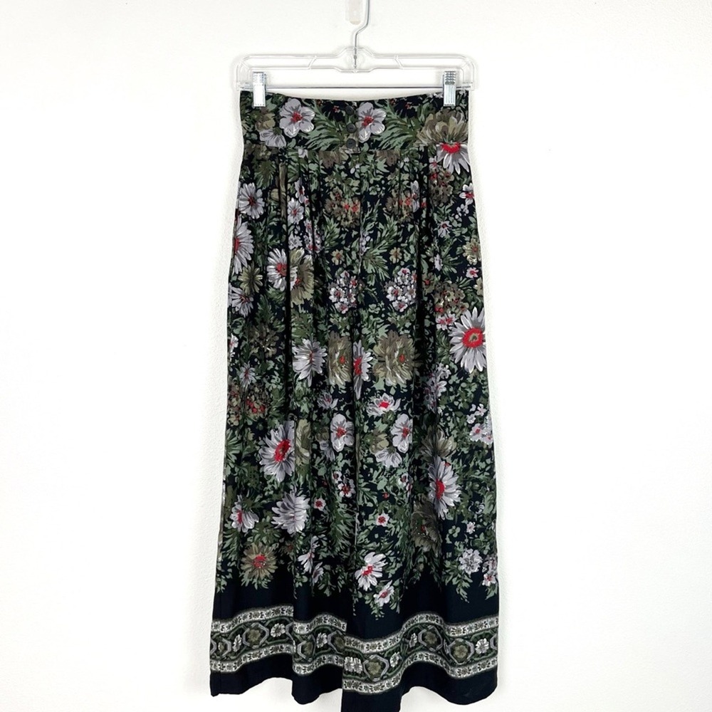 Vintage Floral Palazzo Pants - Picture 3 of 13